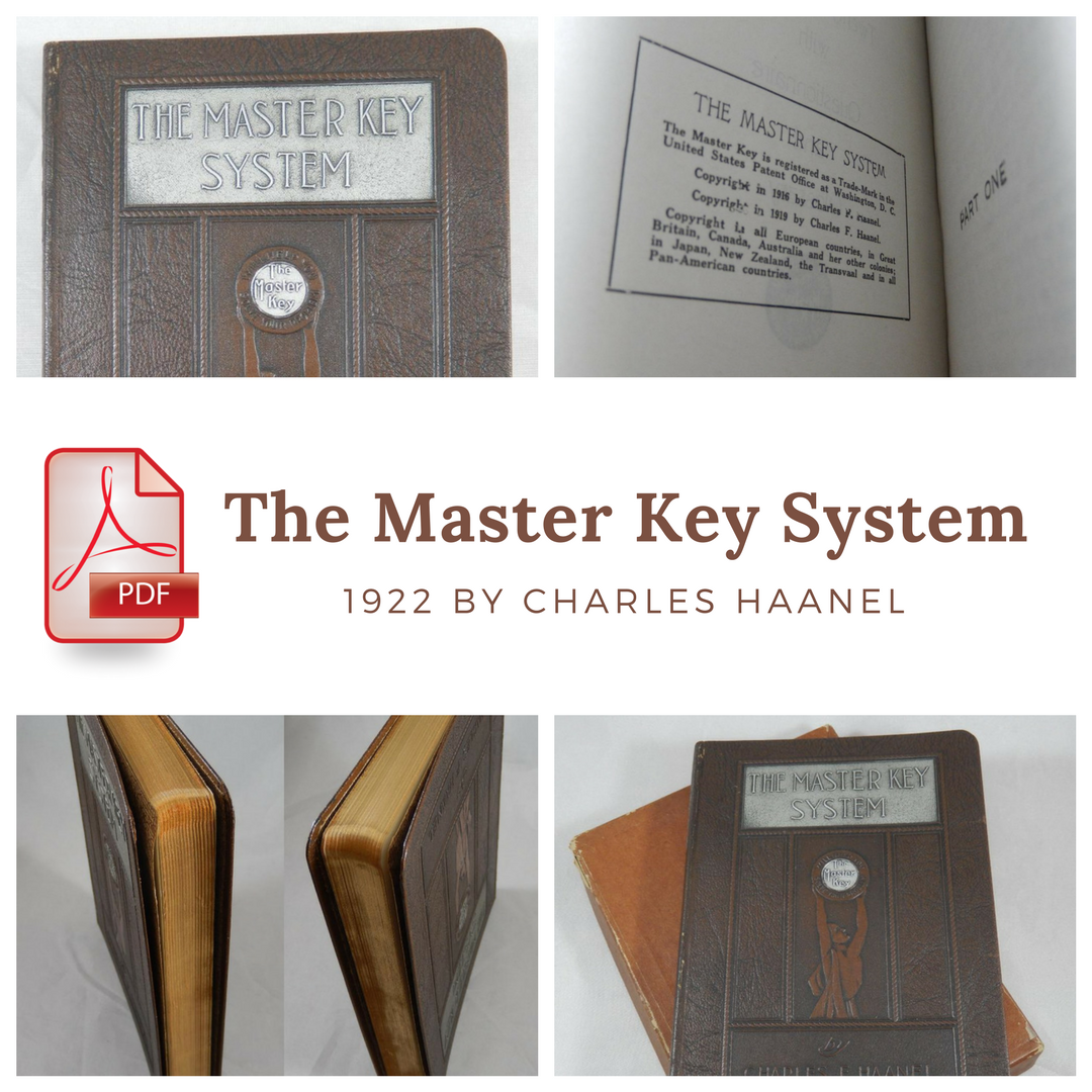 The Original The Master Key System Manuscript 1922 By Charles Haanel